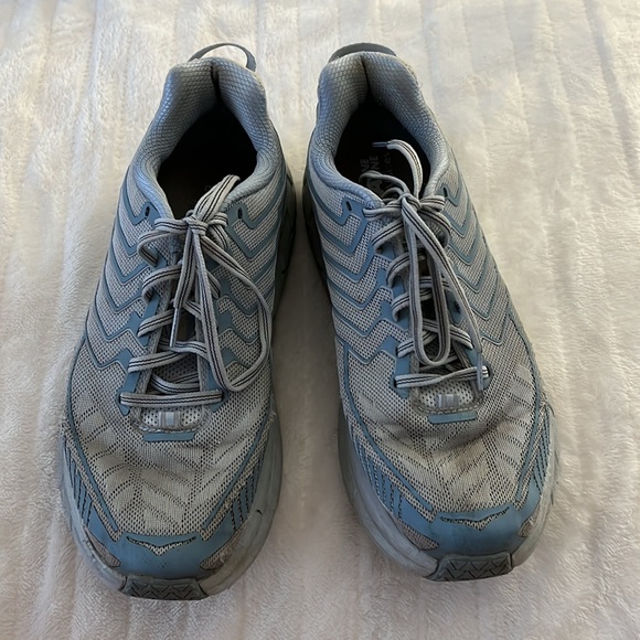 Women's HOKA x OV Clifton in Mist Size 10 - Picture 3 of 7